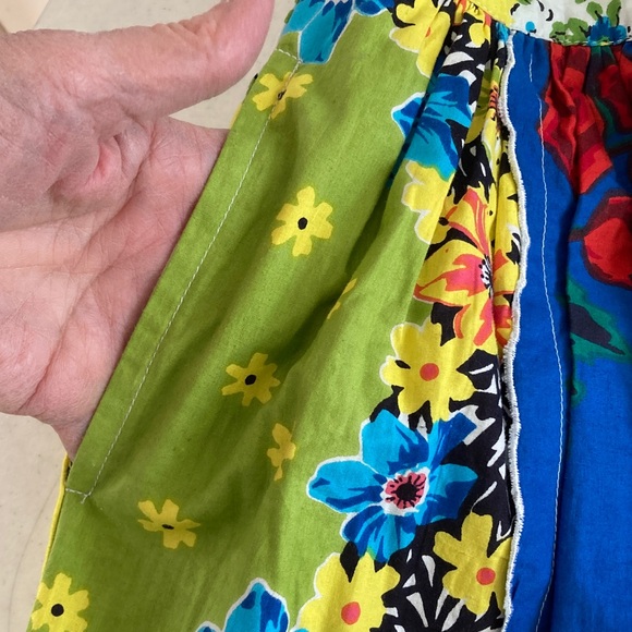 Boho Retro Floral A-Line Skirt - Picture 3 of 7